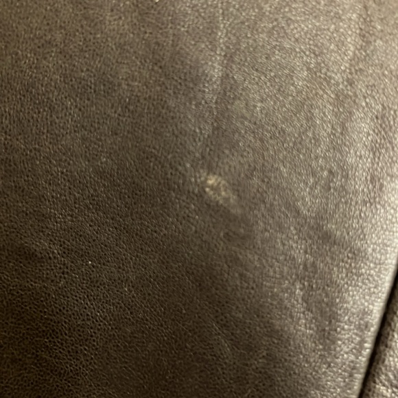 Vintage Women's Black Leather Jones New York Coat Jacket Blazer size lagre - Picture 10 of 11